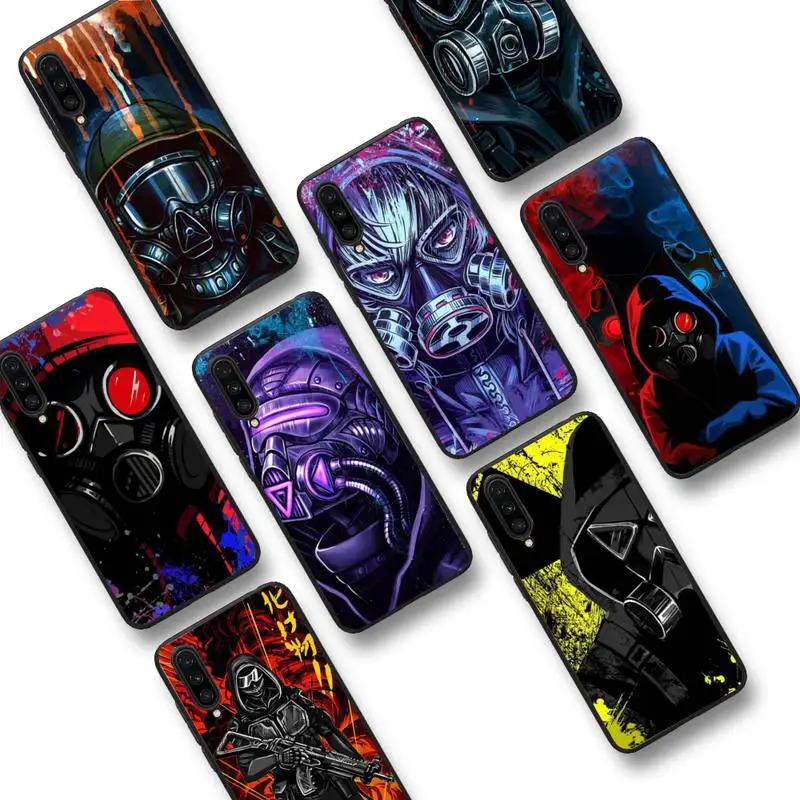 

DJ Man Antigas Mask Phone Case For Redmi 9 5 S2 K30pro Silicone Fundas for Redmi 8 7 7A note 5 5A Capa