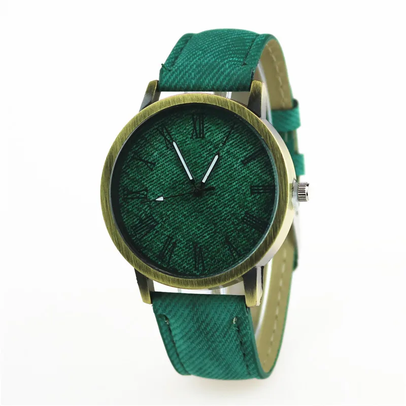 MEIBO Relojes, женские кварцевые часы с кожаным ремешком, мужские повседневные наручные часы, женские часы, женские часы - Цвет: green
