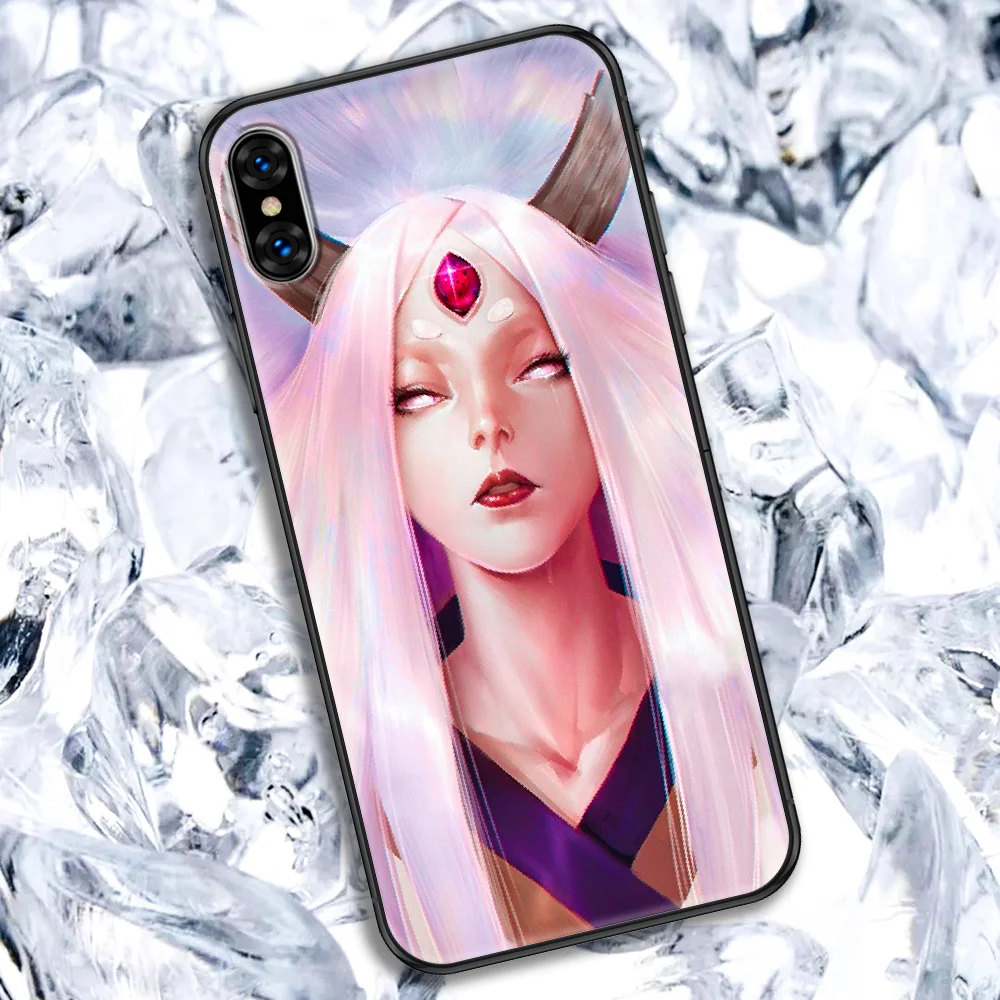Чехол для телефона Ahegao INS ootuuki-Kaguya iphone 5 5S SE 2 6 6S 7 8 11 12 Mini Plus X XS XR Pro Max черный красивый