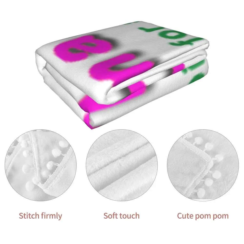 comprar Darmian 3d Personalizar Seus Itens Imagem Feminina Pompom Franja Cobertor Inverno Homem Jogar Velo Colcha Para Meninas Unisex Crianças