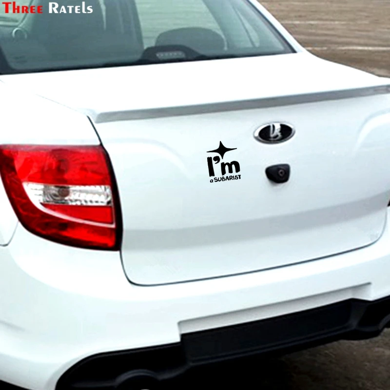 

Three Ratels TZ-553 waterproof Vinyl I'M A SUBARIST Funny Car sticker and Decals