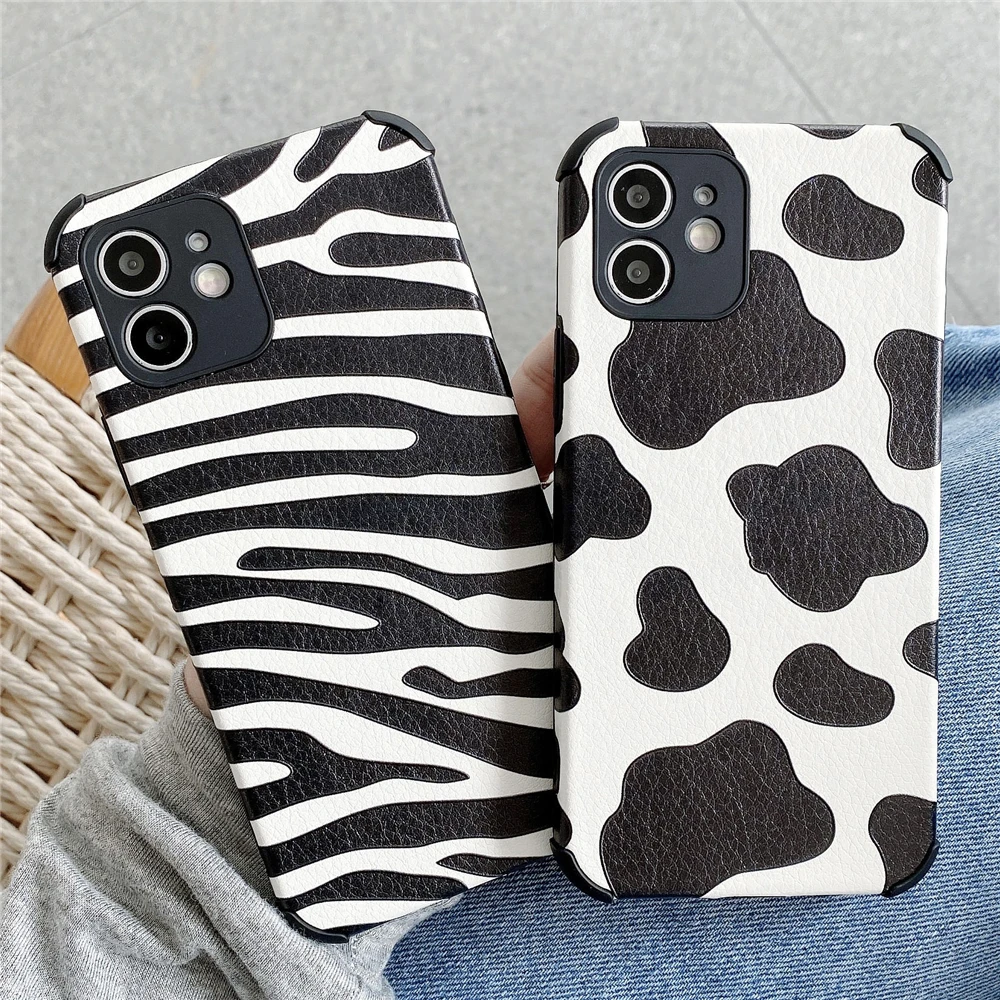 

Fashion Cute Flower Cow Zebra Pattern Case Cover For Xiaomi MI 11 Lite ultra 11 pro Soft TPU Back Phone Cover
