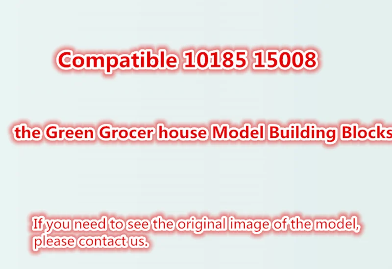 Новинка 15008 строительные блоки серии the Green Grocer house Классические уличная