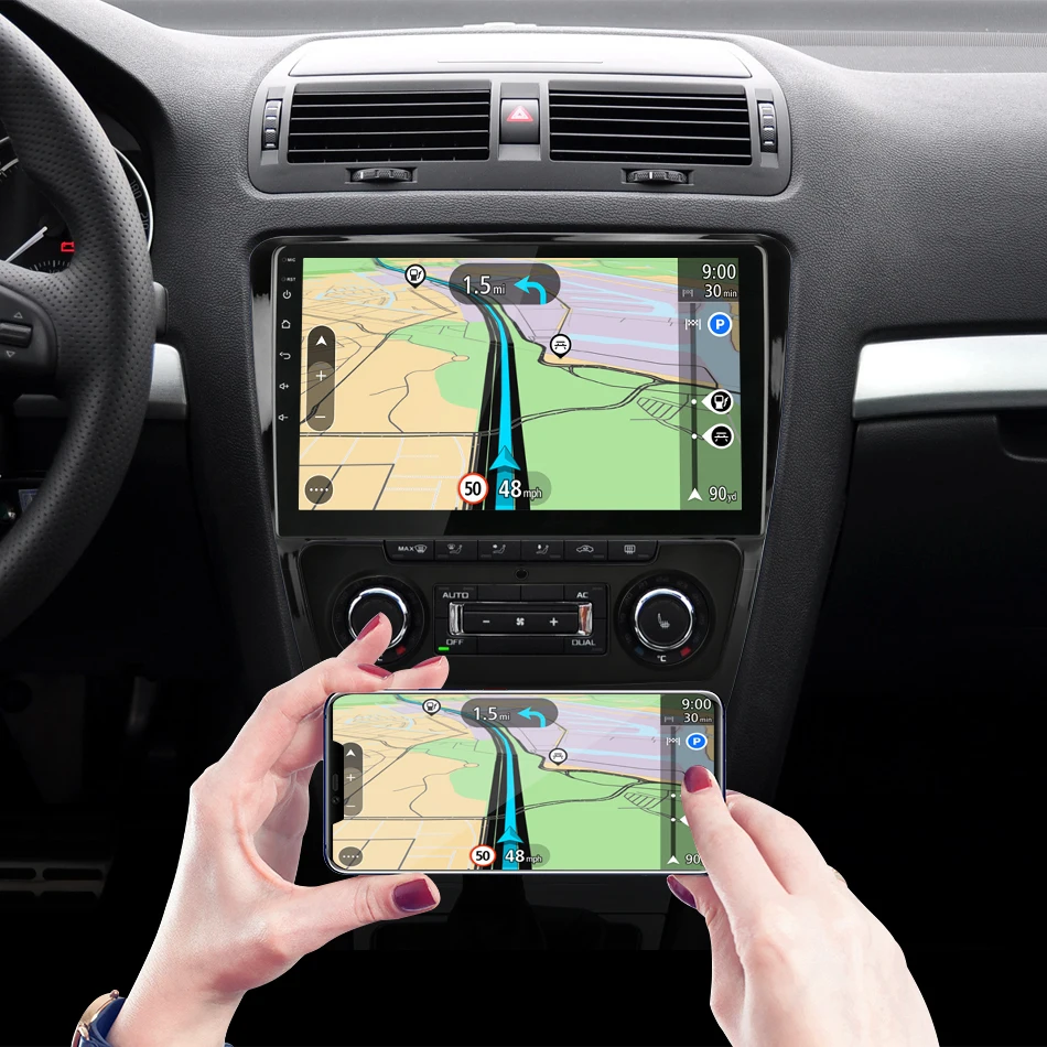 Jansite Android Автомобильная магнитола для Skoda Octavia 2 A5 2008-2013 gps навигация 4G сеть wifi Аудио плеер 2 din радио тюнер