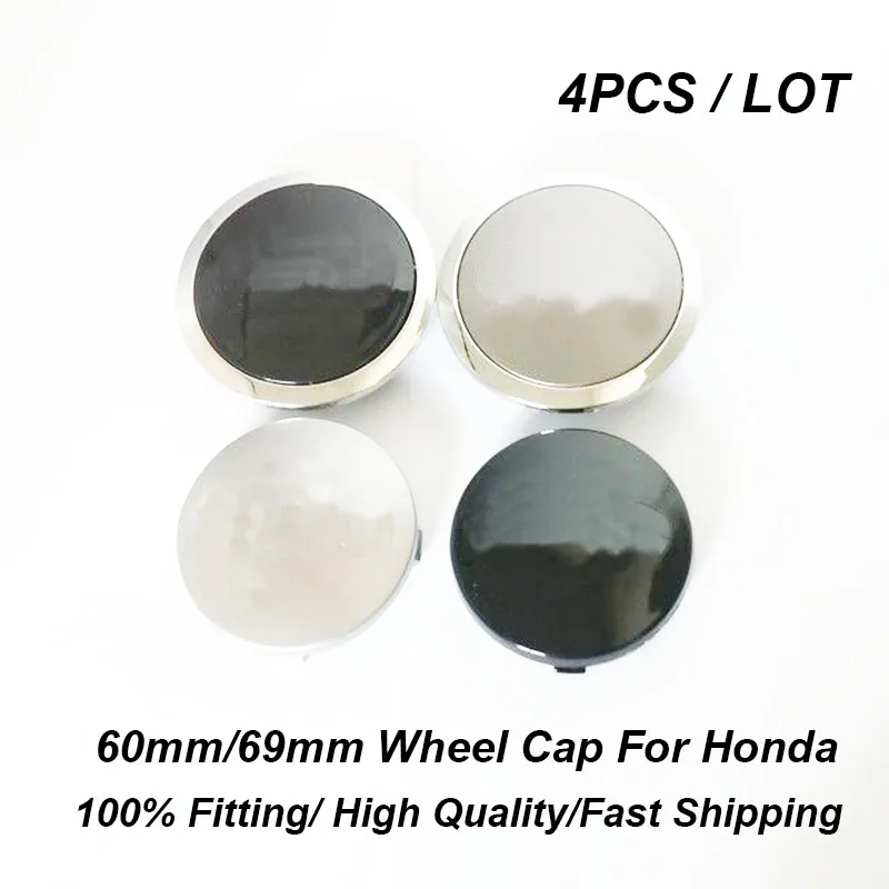 

4PCS/set Car Wheel Center Cap 4B0601170 60mm 69mm For A3 A4 A6 A8 Q1 Q3 TT RS ABS Wheel Hub Caps Rims Cover Badge Emblem