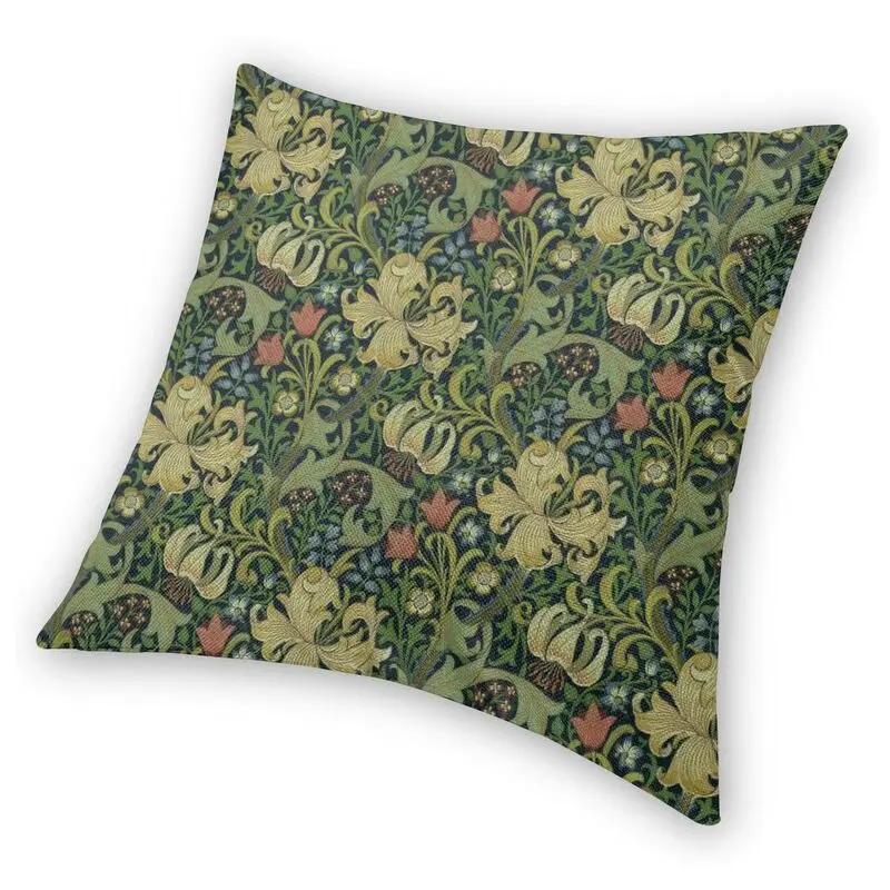 Наволочка на подушку в скандинавском стиле Вильям Морриса | Дом и сад