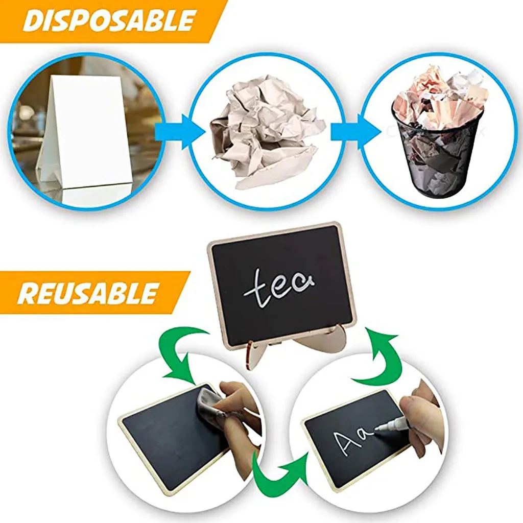 Деревянная мини доска для сообщений цифры декор свадебной вечеринки домашний