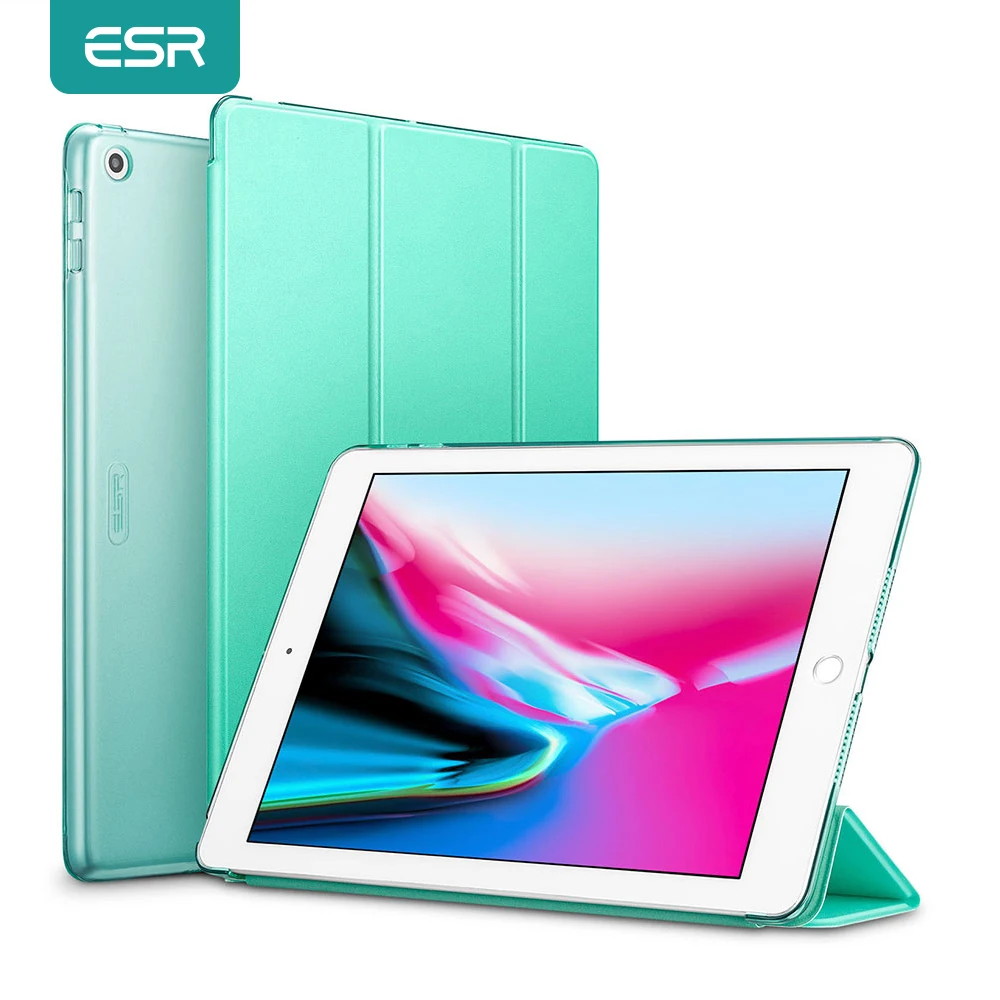 Чехол ESR из искусственной кожи для iPad 9 7 2018 Ультратонкий чехол накладка