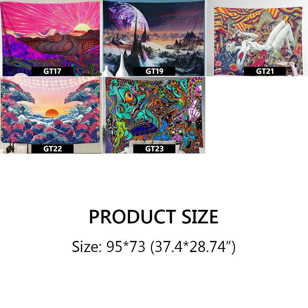 

Mandala Tapestry Wall hanging Modern Psychedlic Rectangle Blanket Art Tapestry Blanket Home Decor Room Decoration Accessories