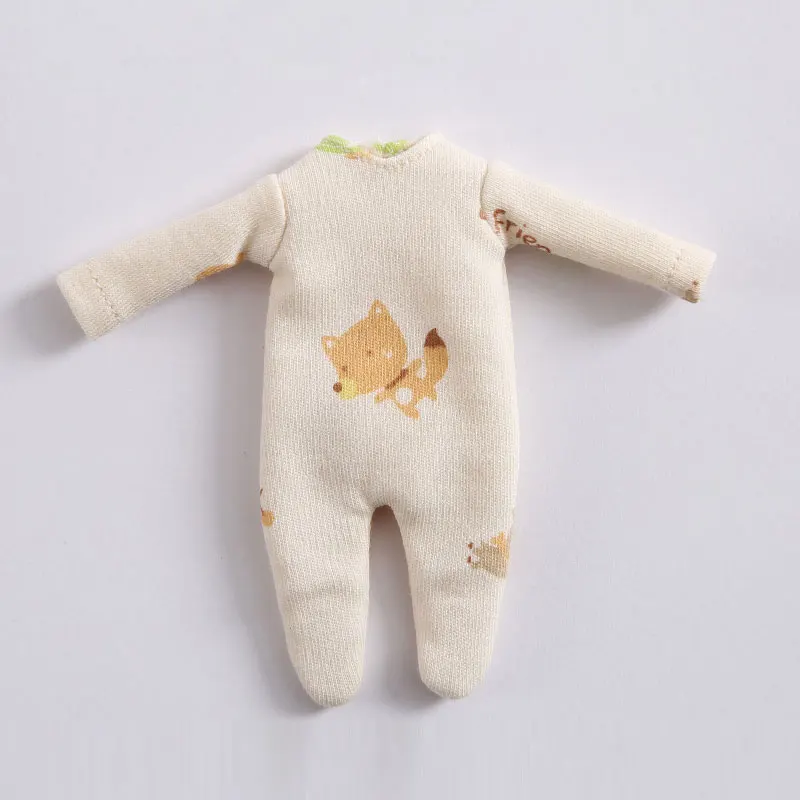 Ob11 obitsu 11 Кукла Одежда Толстовка 1/12 BJD одежда красивый узел Свинья детская сестренка круглая голова платье аксессуары - Цвет: 3 only clothes