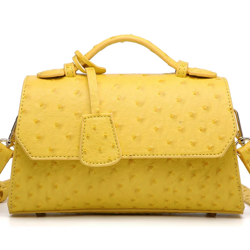 Ostrich Yellow Розовый питон клатч женская сумка Змеиный узор кожаные сумки винтажные женские сумки - Цвет: Ostrich Yellow