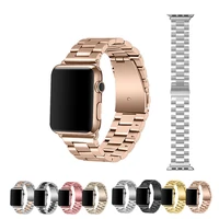 profession stainless steel strap for apple watch 42mm 38mm 1234 metal watchband bracelet band for iwatch series 4 5 44mm 40mm