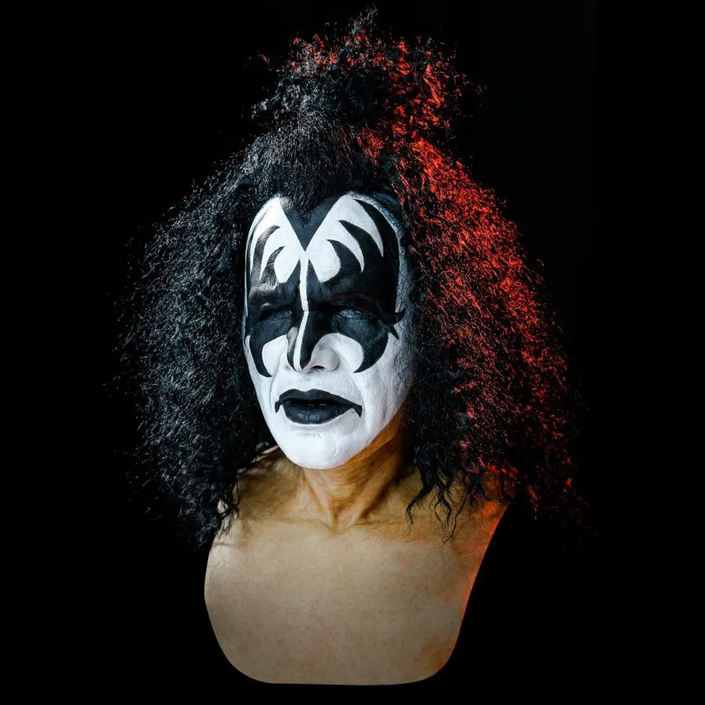 Kiss Band Gene Simmons панк Маска Косплей певица Chaim Witz рок бар DJ вечерние карнавал
