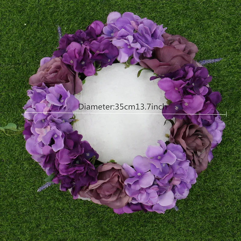 custom made purple Lavender 35/45cm artificial flower ball mix centerpieces arrangement supply decor wedding arch table | Дом и сад