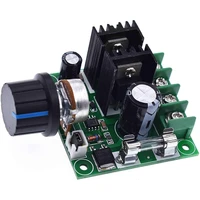 12v 40v 32v 10a auto pwm dc motor speed controller regulator governor with knob switch volt regulator dimmer 400w board module