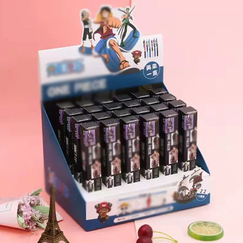 

24 шт./лот Новая навигационная гелевая ручка Милая 0,5 мм черные чернила нейтральные ручки рекламный подарок Офисные и Школьные принадлежност...