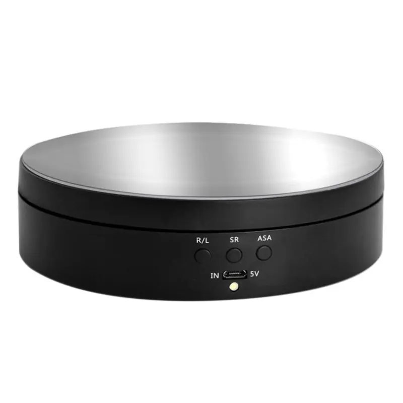 3 Speeds Electric Rotating Display Stand Mirror Turntable Jewelry Holder Battery | Обустройство дома
