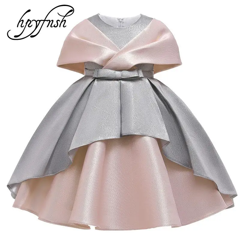 

Пышная юбка для девочек, из двух частей, в стиле пэчворк, 2020, детское платье принцессы с цветами, вечерние дня рождения, фортепиано костюм
