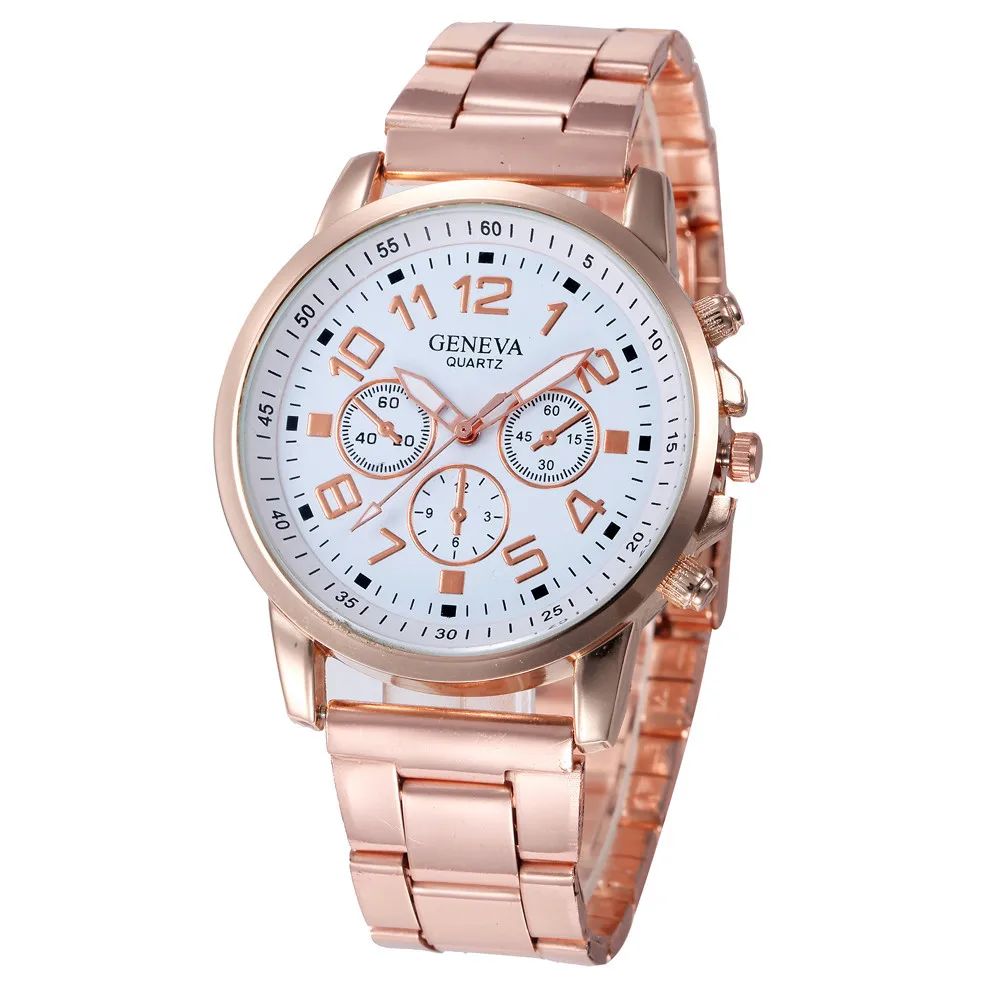

2019 New Arrive Brand Rhinestone Watch Women Ladies Three Eyes Date Dress Quartz Wristwatch Drop Ship Relogio Feminino