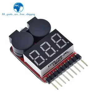 1/5/10PCS RC Li-ion Lipo 1-8S Battery 2in1 Buzzer Alarm Low Voltage Meter Tester 1/5/10PCS RC Li-ion Lipo 1-8S Battery 2in1 Buzzer Alarm Low Voltage Meter Tester