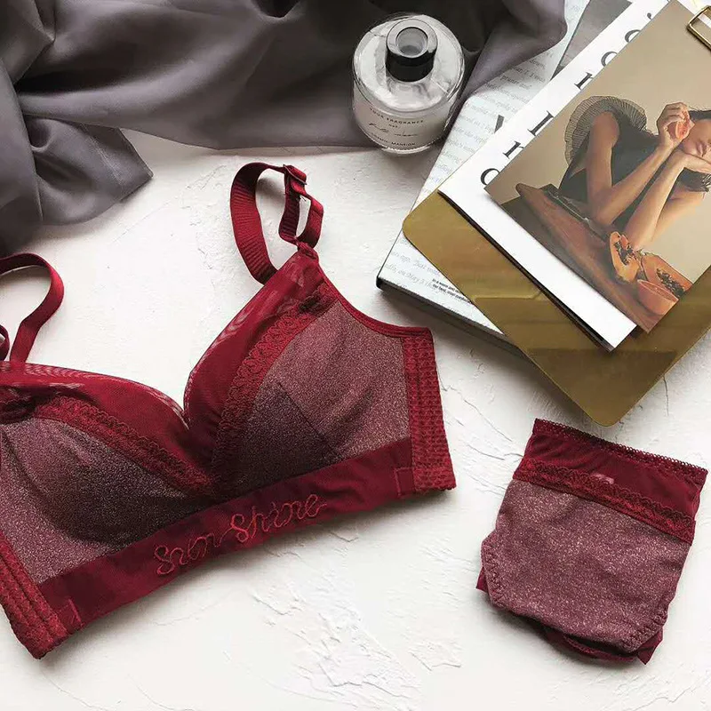 Новинка 2020 высокое качество Женский комплект с бюстгальтером Seamles женское нижнее