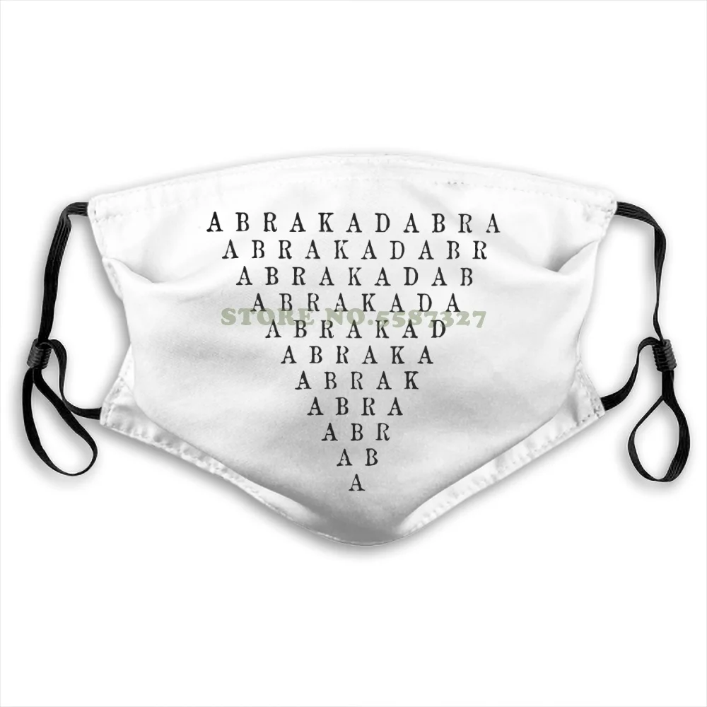 Волшебная маска для лица Abracadabra волшебная мистическая моющаяся Aleister Crowley Diy