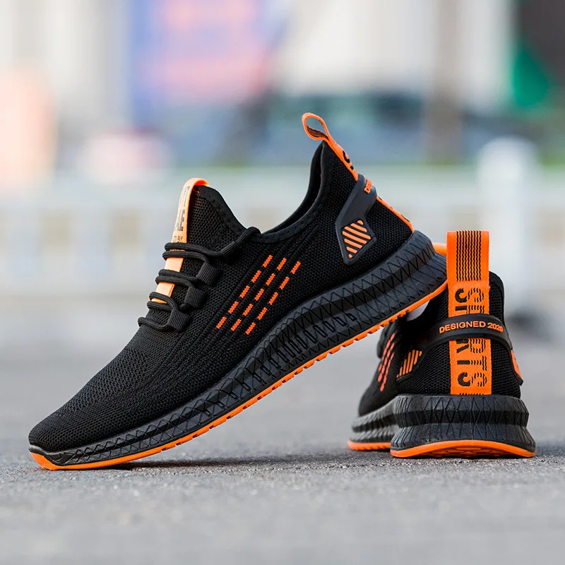 Кроссовки мужские с вулканизированной подошвой модная дышащая сетчатая