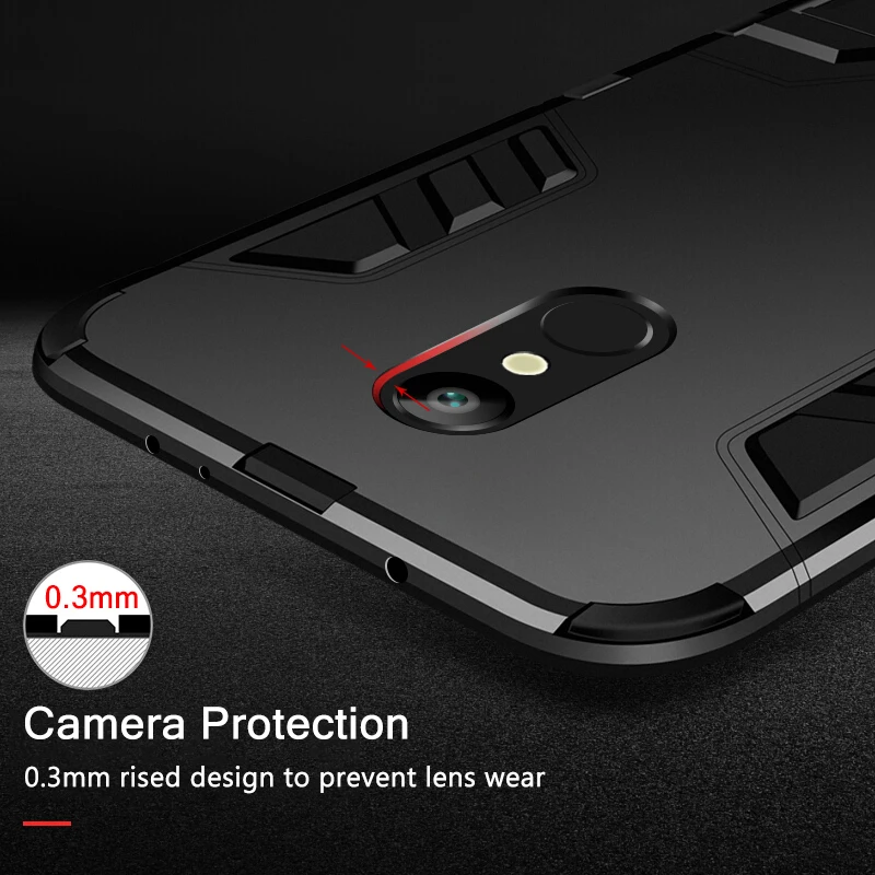 for xiaomi pocophone f1 case silicone cover anti knock hard pc robot armor slim phone back cases for xiaomi f1 poco f1 capa free global shipping