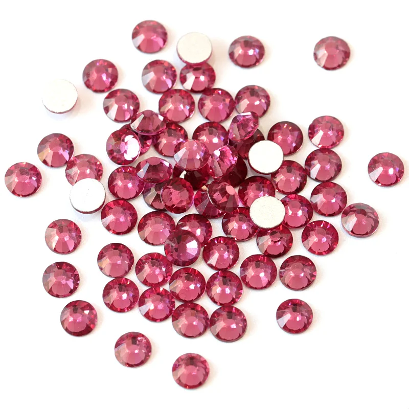 1000 шт. смешанные размеры стразы для фиксации без горячей дизайна ногтей с плоским