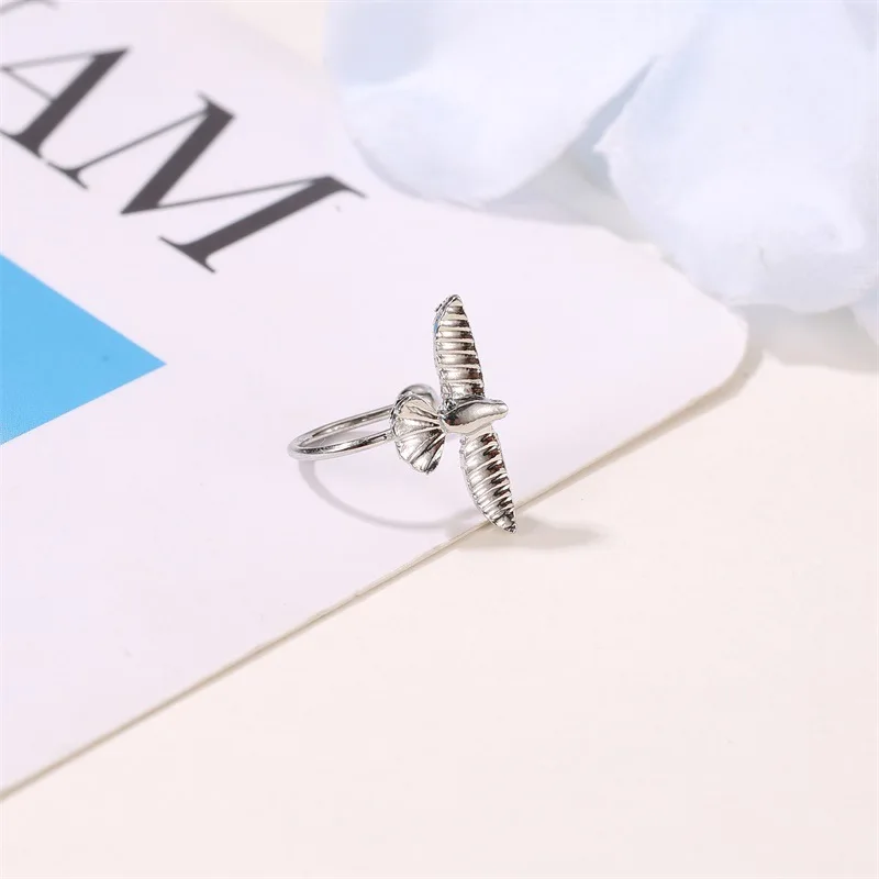 Модные простые серьги в стиле ретро с птичьими ушками трендовые для мужчин и