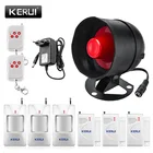 KERUI Беспроводная система охранной сигнализации для дома простая настройка простое управление громкий динамик 120 дБ дверной звонок аварийная функция