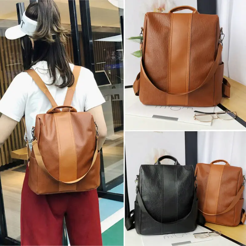 Женская сумка из искусственной кожи рюкзак на плечо школьный сумки для