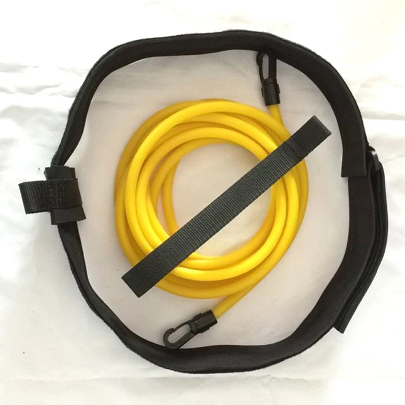 Регулируемый тренировочный эластичный пояс для плавания тренажер веревка