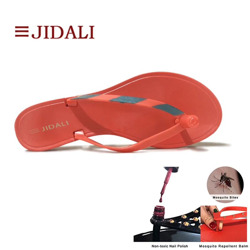 JIDALI/Модная обувь женские шлепанцы нетоксичный лак для ногтей или