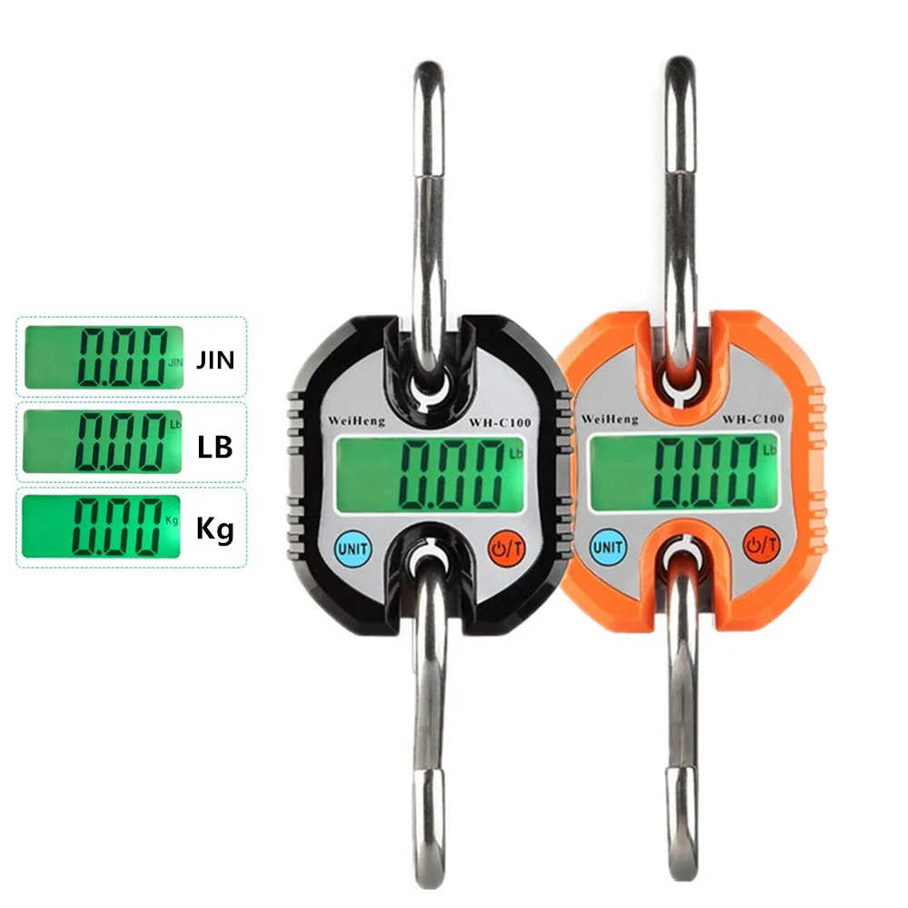 Цифровые весы для крана 150 кг 200 г 300 500 тяжелые из нержавеющей стали с крючком