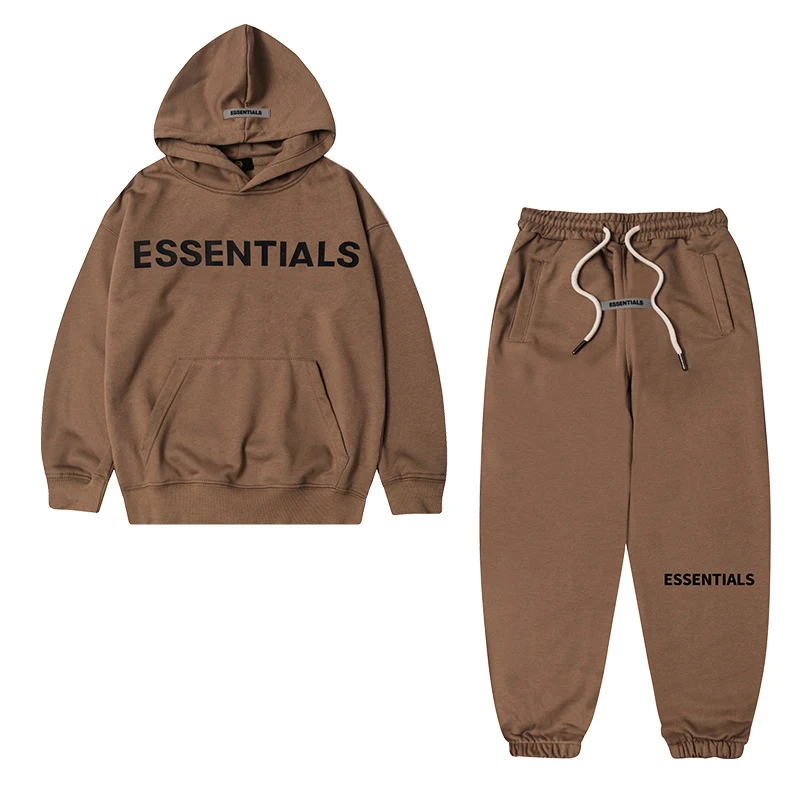 Sudadera con capucha para ni&ntilde;o y ni&ntilde;a, traje b&aacute;sico de algod&oacute;n reflectante de 3M, conjuntos de ropa para ni&ntilde;os, trajes activos de manga larga-0