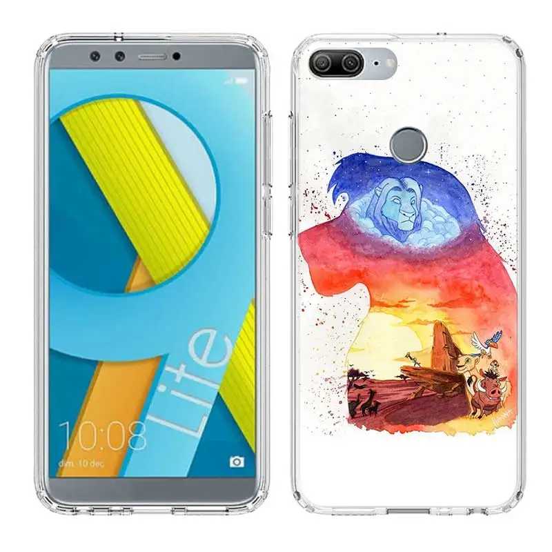 С изображением короля льва Топ Fundas силиконовый чехол для телефона huawei Honor 20 9X Pro 10 9