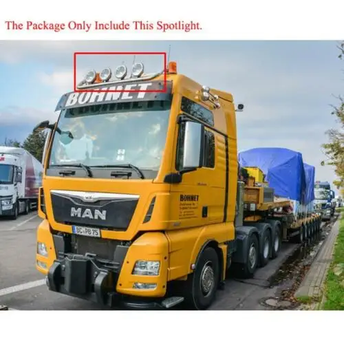 

US Stock LESU Parts Metal Spotlight Toplight for 1/14 DIY Tamiya MAN RC Truck Model TH11485-SMT4