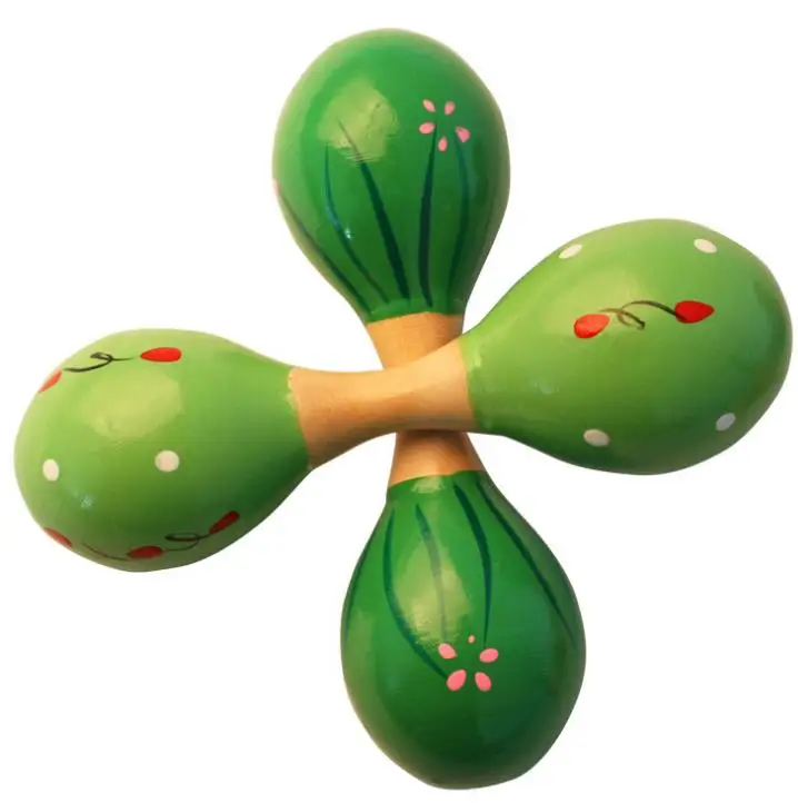 Музыкальные инструменты миниатюрный деревянный шар детские игрушки Ударные