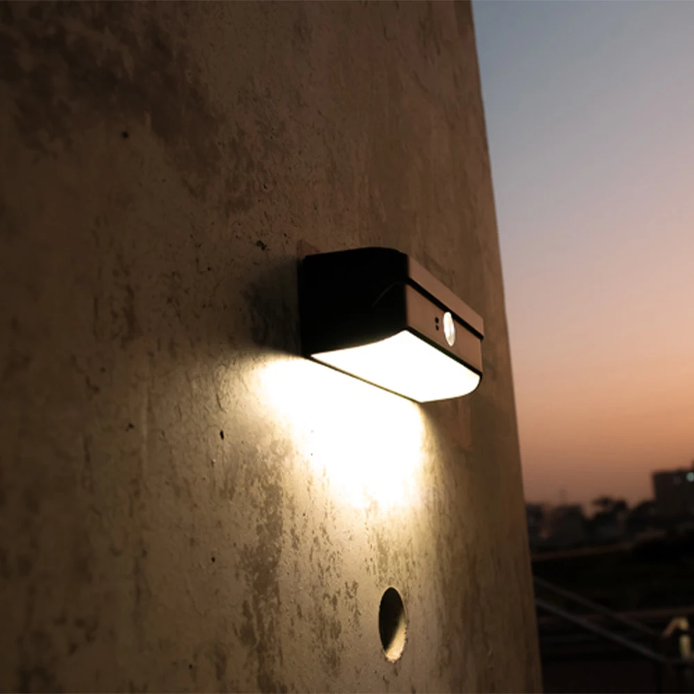 

Solar LED Garden Solar Lights Solar PIR Motion Sensor Lamp Outdoor IP65 Waterproof 1w 100LM 3 Modes 270 Degrees LED Wall Light