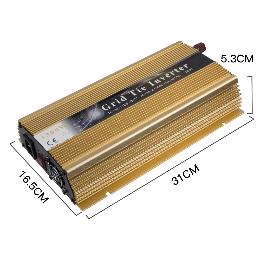 MPPT 1300 Вт внутрисетевой Инвертор солнечной энергии преобразователь регулятор