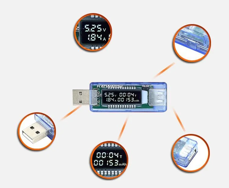 KWS-V20/V21 USB ток напряжение емкость тест er вольт ток зарядное устройство емкость тест er метр Мобильный детектор уровня мощности тест батареи