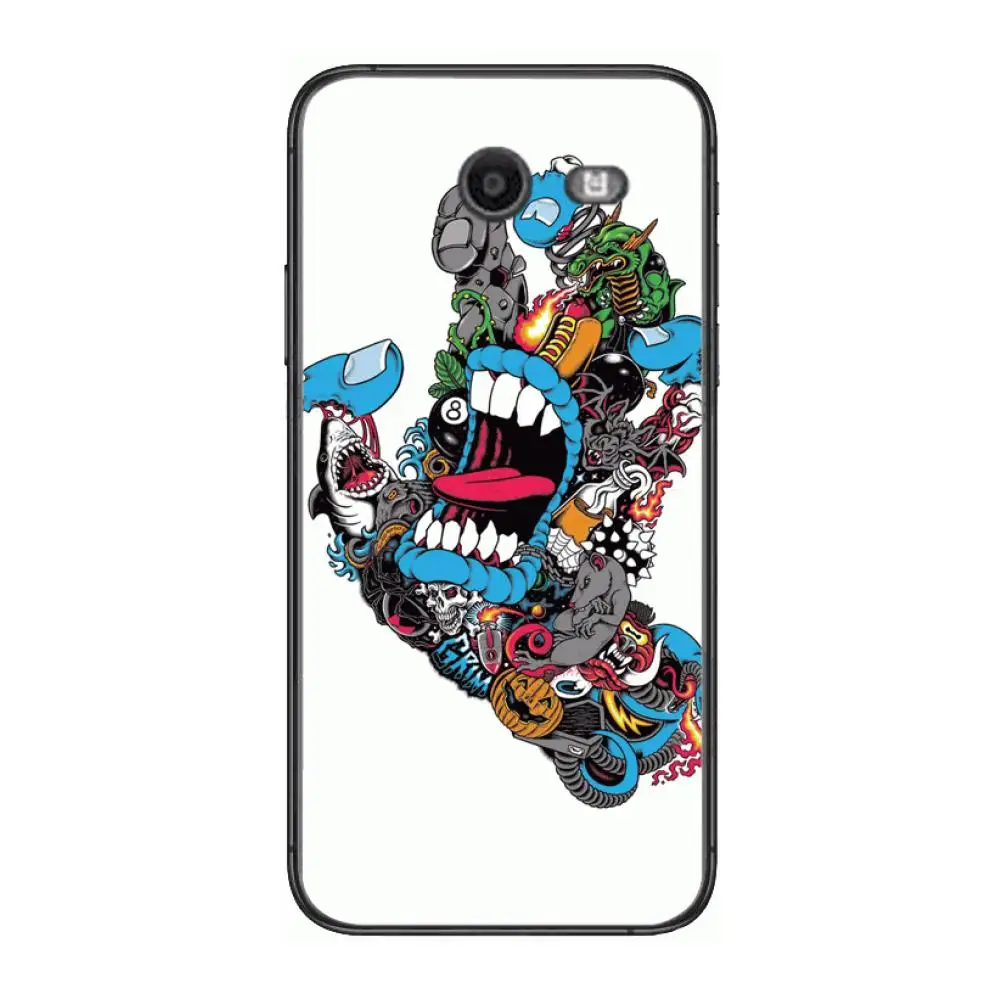 

Santa Cruz Skateboarding Art Phone Case Hull For Samsung Galaxy J 4 3 5 6 7 8 EU 2018 Plus 2017 Black Shell Art Cell Cover TPU