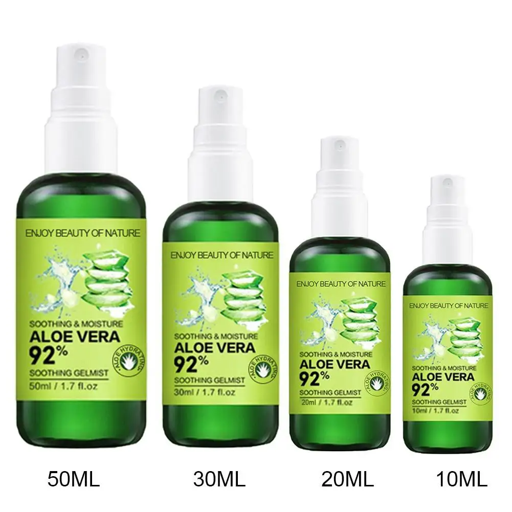 

Soothing Moisture Anti-Aging Aloe Vera 92% Soothing Spray Serum Mist Face Aloe DropShipping Moisturiser Gel Skin Soo O8V4