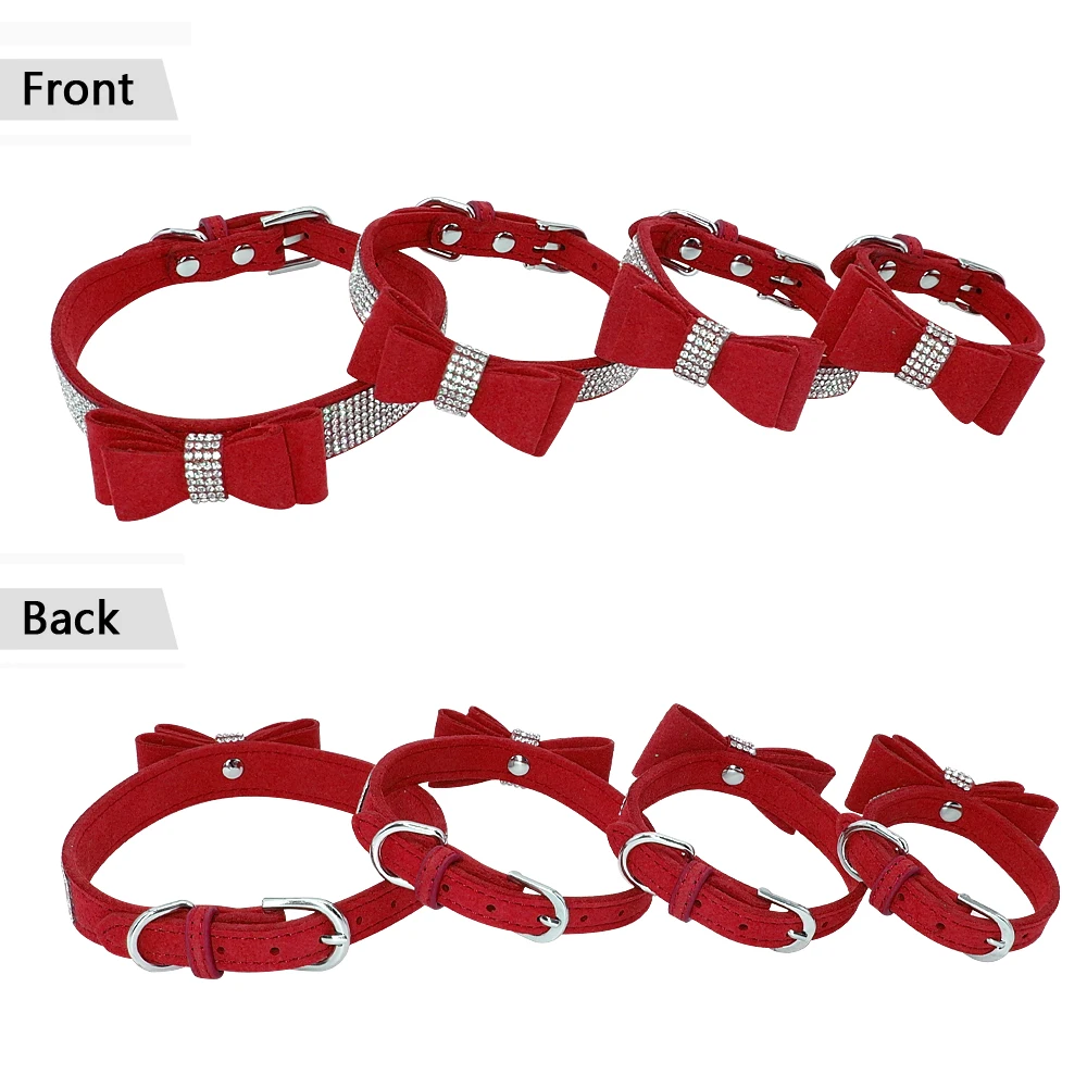 Кожаные поводки и ошейники для собак ошейник маленьких средних набор воротников