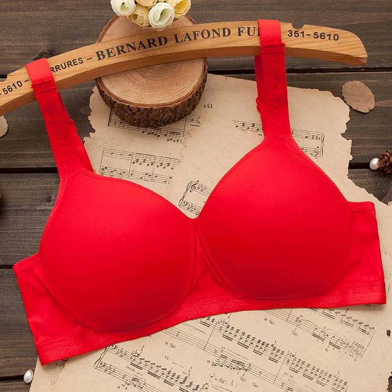 Бюстгальтер пуш-ап без косточек для женщин бюстгальтер тонкой груди размера плюс