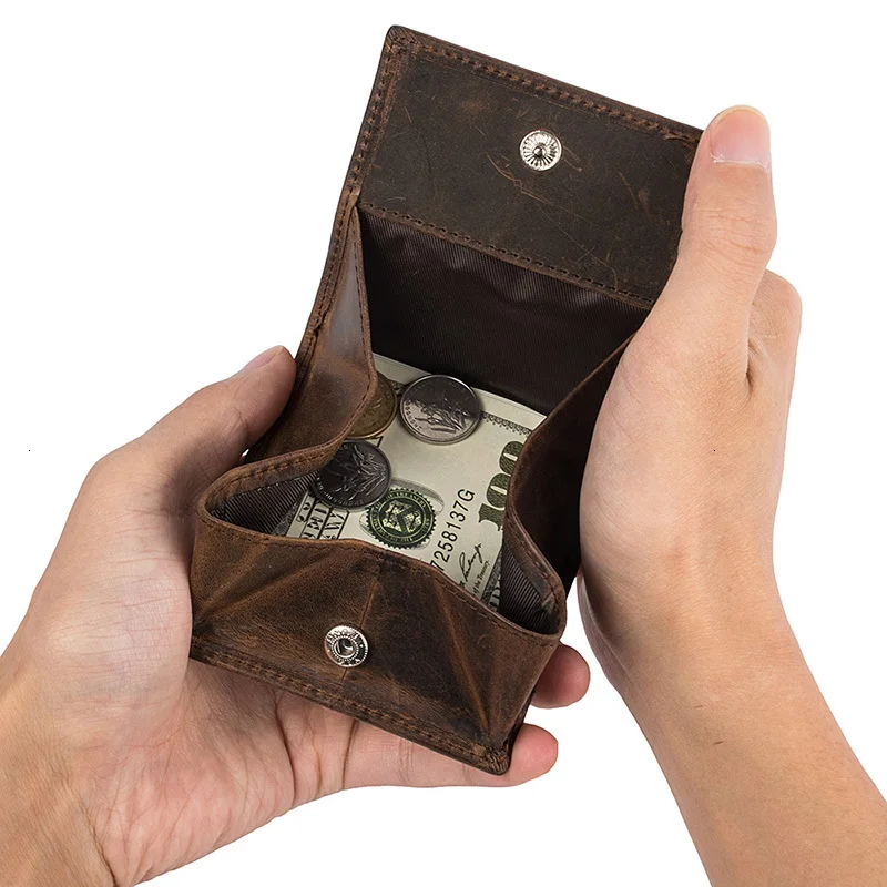 Кошелек для монет из натуральной кожи, унисекс, S580-39, модный, Porte Monnaie Femme, на застежке, Porte Monnaie Homme, кошелек для монет