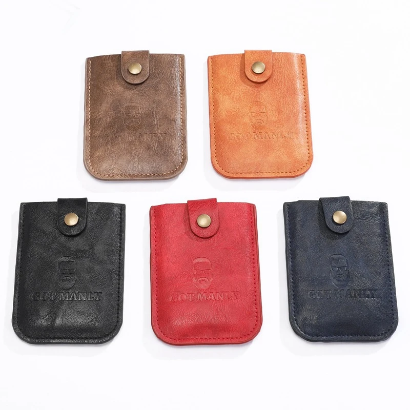 

Unisex Anti-Theft Credit Card Holder Man Luxury Pulled Design Card Holder for Women Card Holder Wallet PU Card Cover