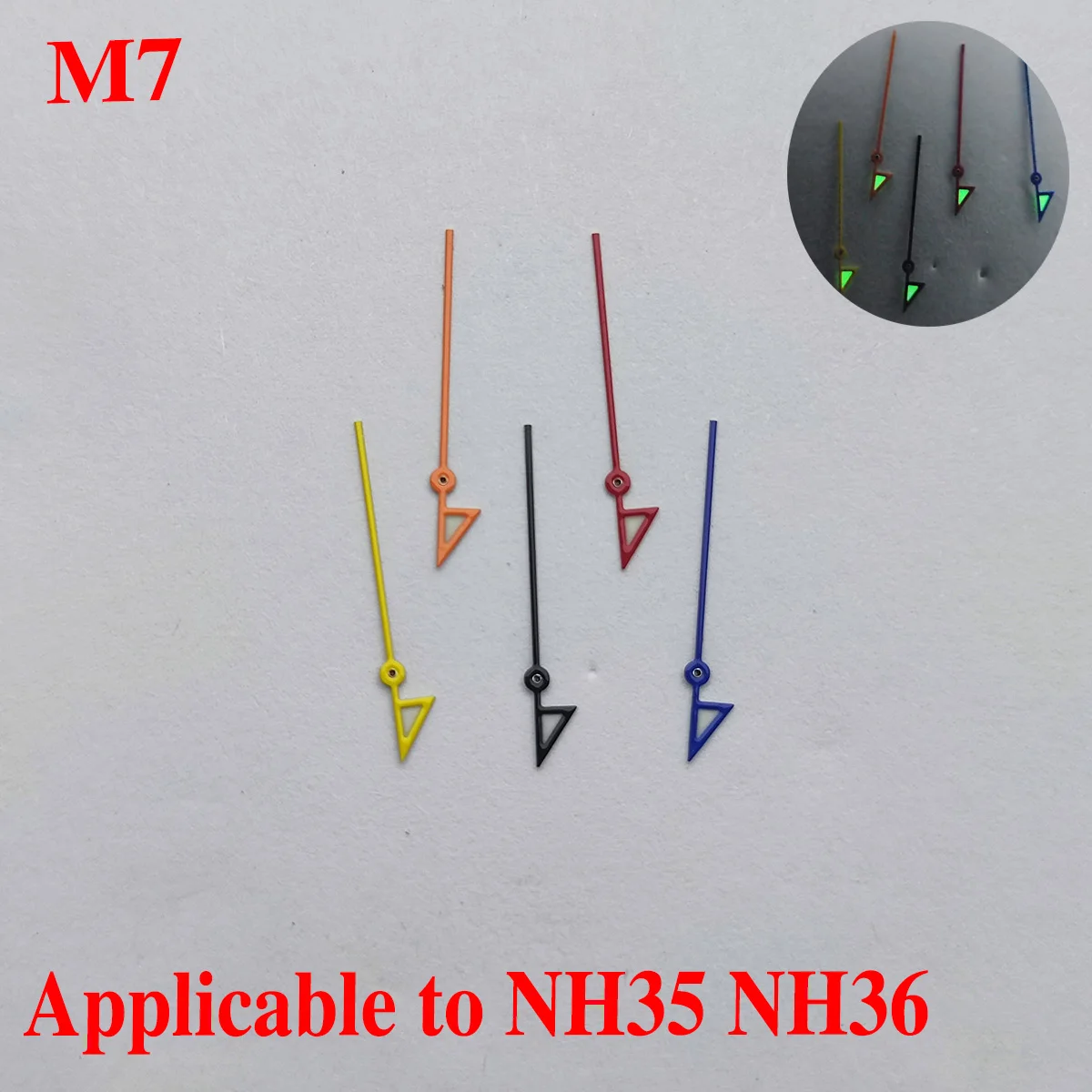 

NH35/NH36 watch hand parts are suitable for Japanese NH35 NH36 automatic movement watch second hand parts super luminous