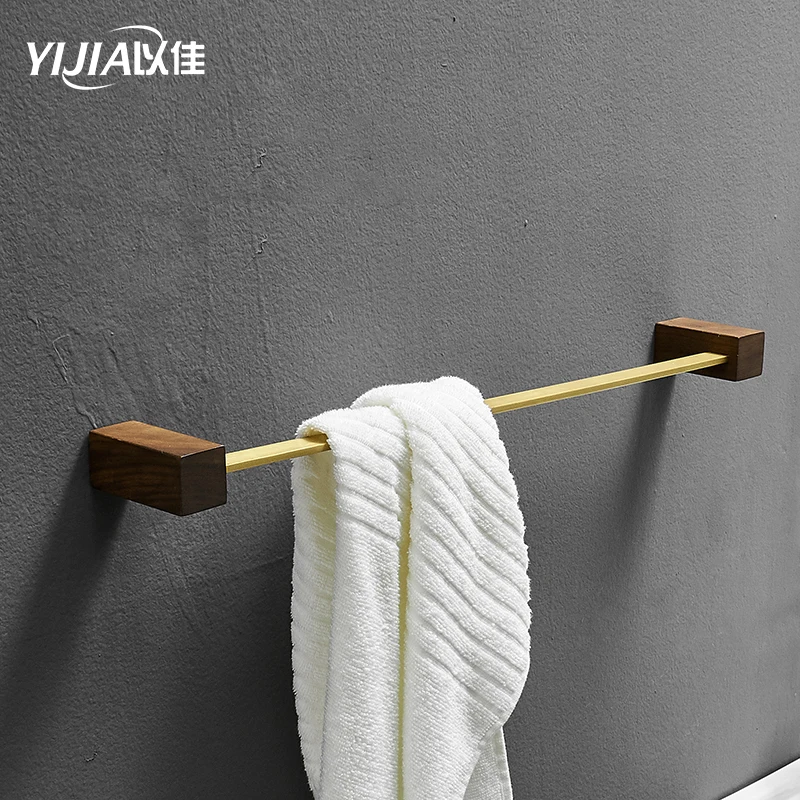Одинарная вешалка для полотенец унитаза латунный держатель полка ванной комнаты